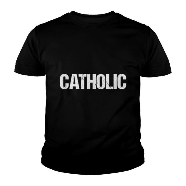 Catholic Simple Title  Youth T-shirt