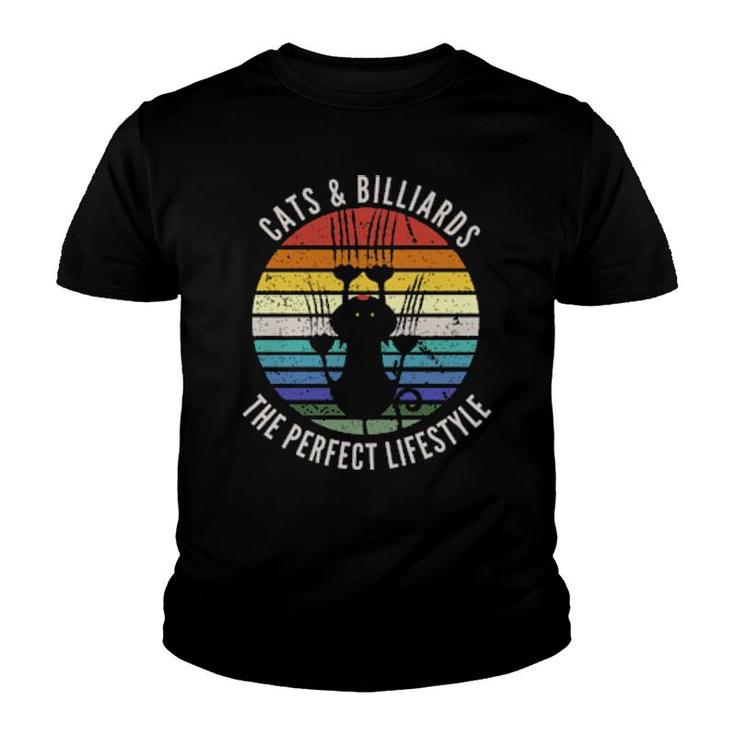 Cats & Billiards Youth T-shirt