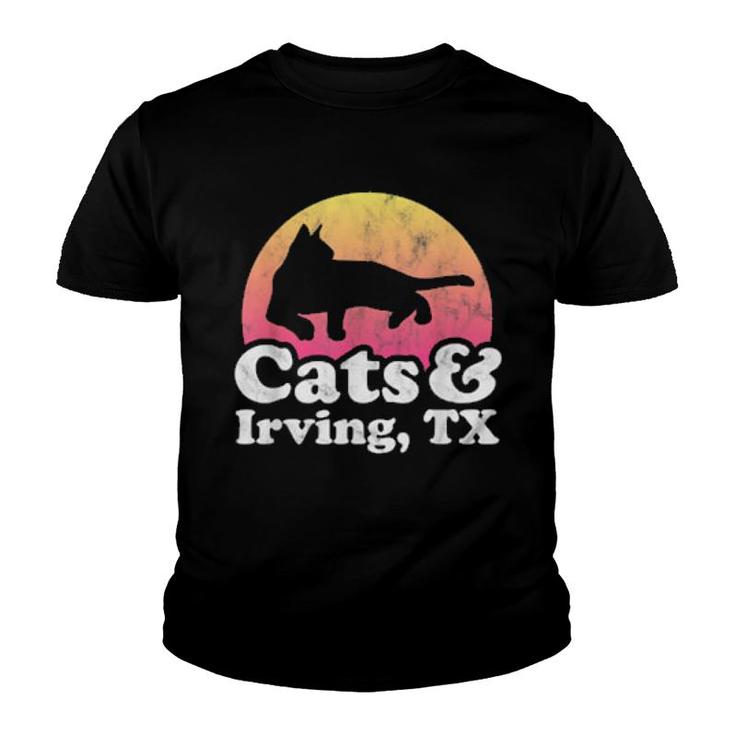 Cats And Irving, Tx's Or's Cat And Texas  Youth T-shirt