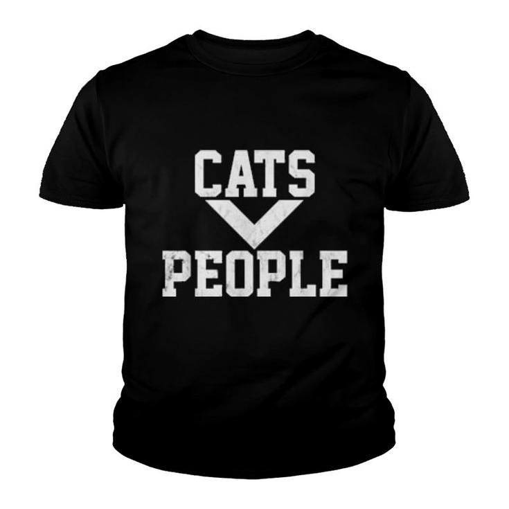 Cats Better Than People Cats  Youth T-shirt