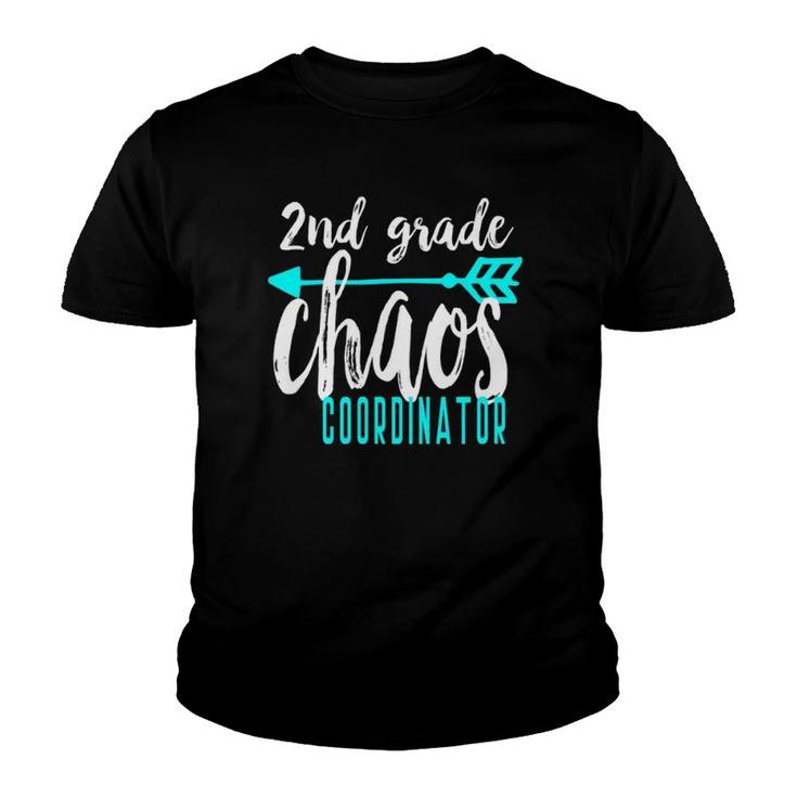 Chaos Coordinator 2Nd Grade  Funny Teacher Youth T-shirt