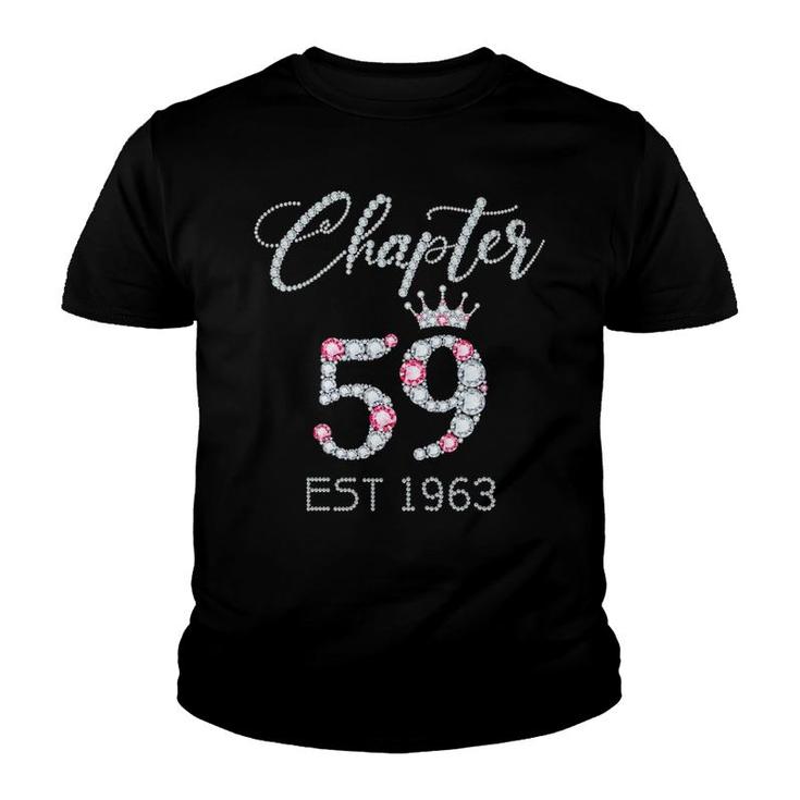 Chapter 59 Est 1963 59Th Birthday Tee Gifts For Women Ladies Youth T-shirt