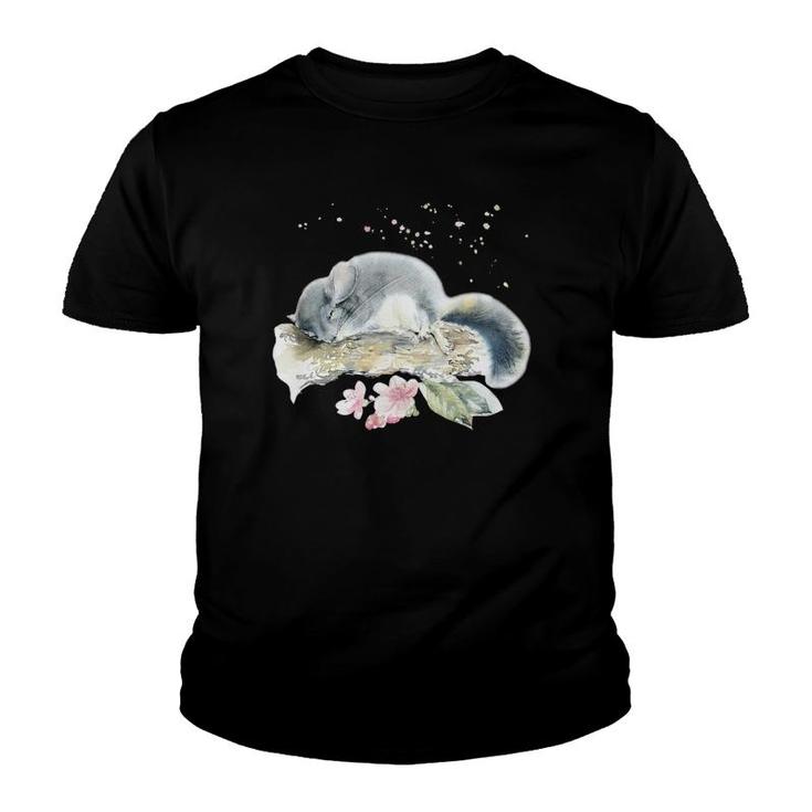 Chinchilla T, Sleeping Cute Chinchilla Youth T-shirt