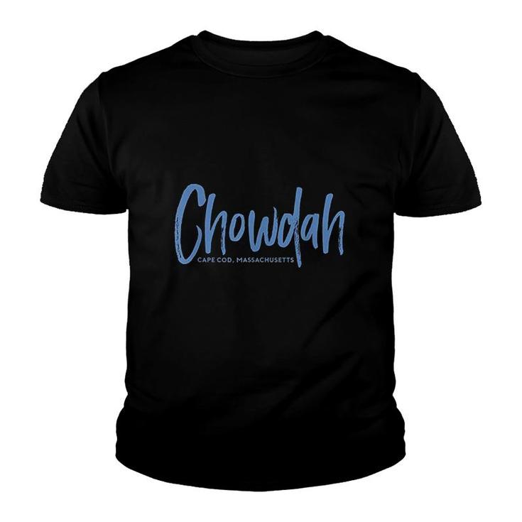 Chowdah Cape Cod Massachusetts Youth T-shirt