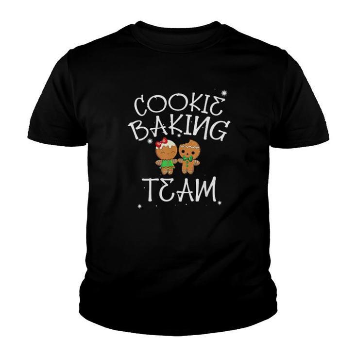 Christmas Cookie Baking Team Pajama Gingerbread Christmas Tee Youth T-shirt