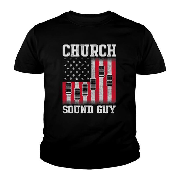 Church Sound Guy Instrument Audio Tech Engineer Da1 Ver2 Youth T-shirt