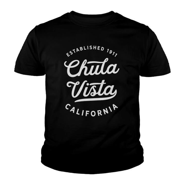 Classic Retro Vintage Chula Vista California 1911 Home Usa  Youth T-shirt