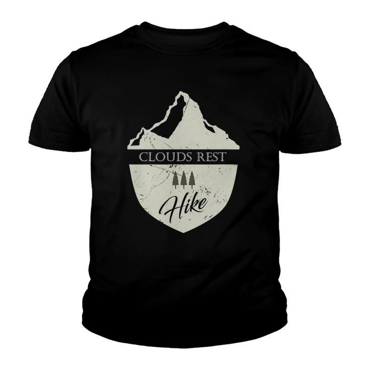 Clouds Rest California Hiking With Mountain Youth T-shirt