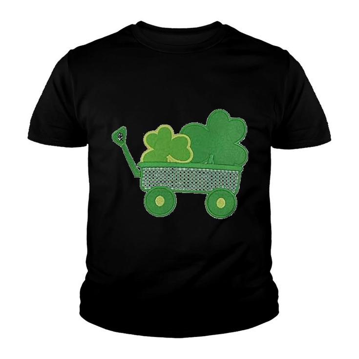 Clover Patch Wagon St Patricks Day Youth T-shirt