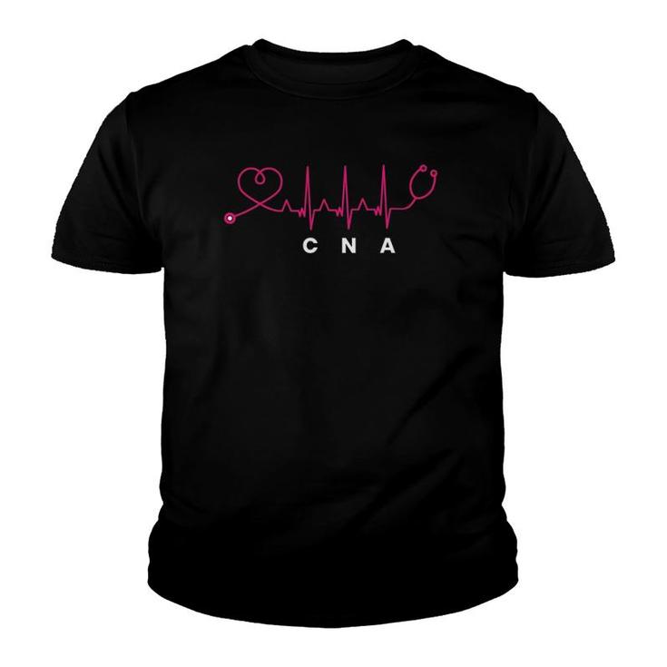 Cna Heartline Nursing Cna Nurse Youth T-shirt