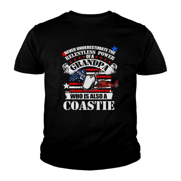 Coast Guard Grandpa Gift Youth T-shirt