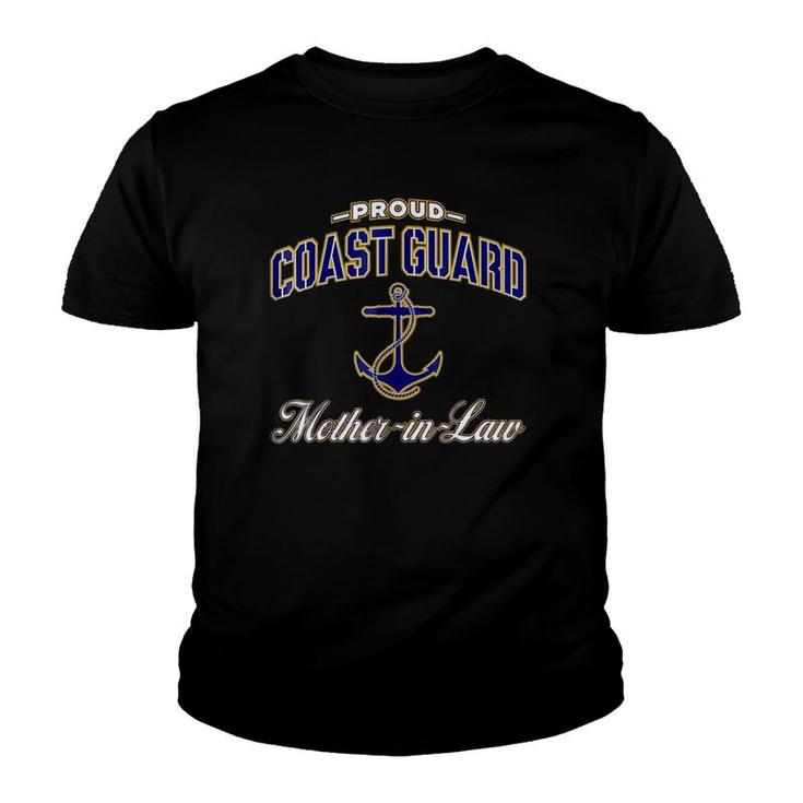 Coast Guard Mother-In-Law  Gift For Women Youth T-shirt