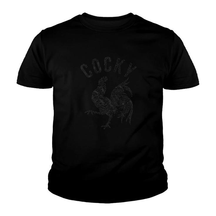 Cocky Funny Sarcastic Rude Hilarious Youth T-shirt