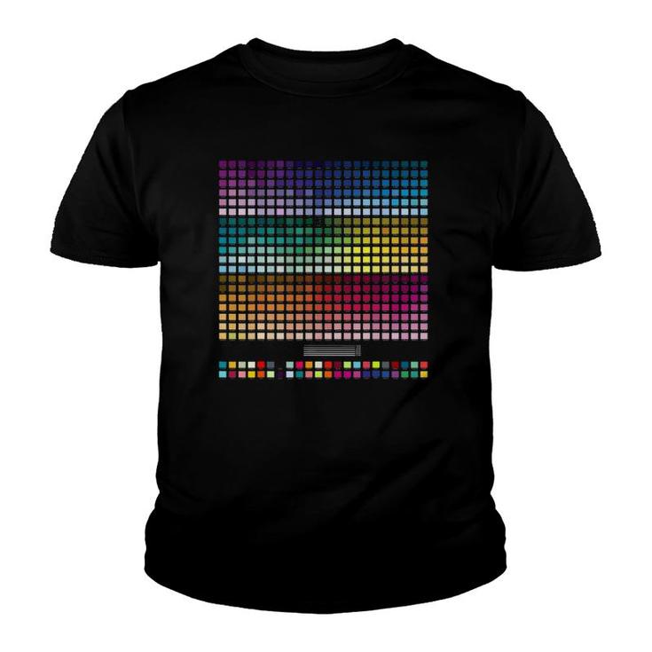 Color Chart Test Color Chart Youth T-shirt