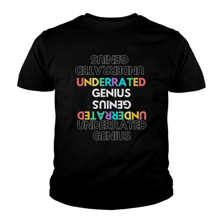 Colorful Upside Down Genius Gift Youth T-shirt