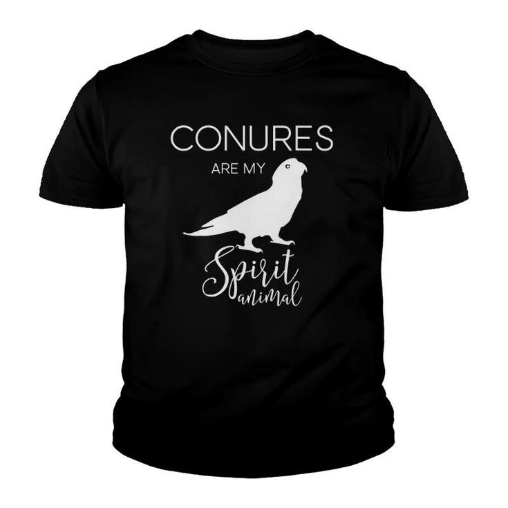 Conure Parrot Bird Spirit Animal Youth T-shirt