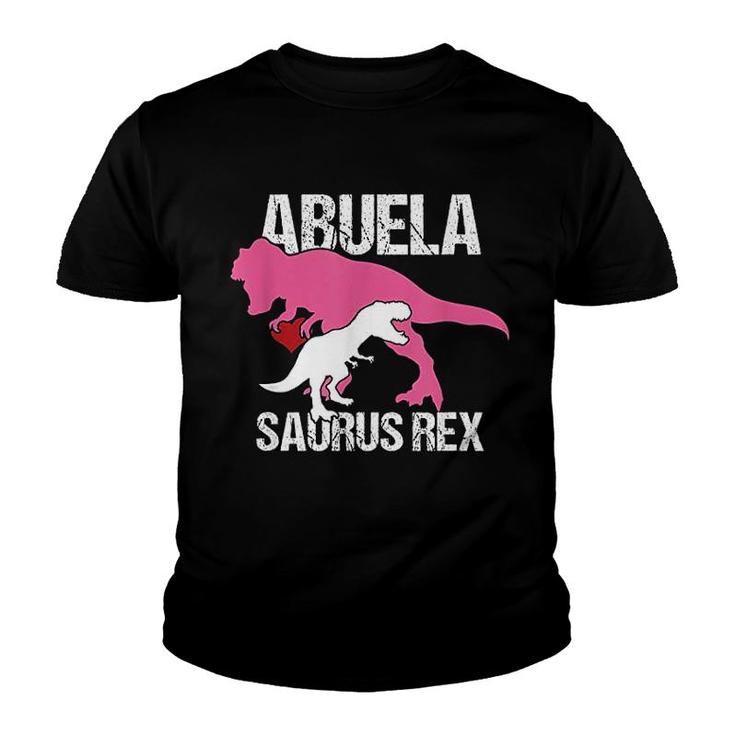 Cool Abuelita Abuela Saurus Rex Tyrannosaurus Rex Grandma Youth T-shirt