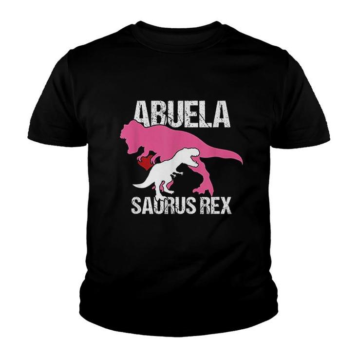 Cool Abuelita Abuela Saurus Rex Tyrannosaurus Rex Grandma Youth T-shirt