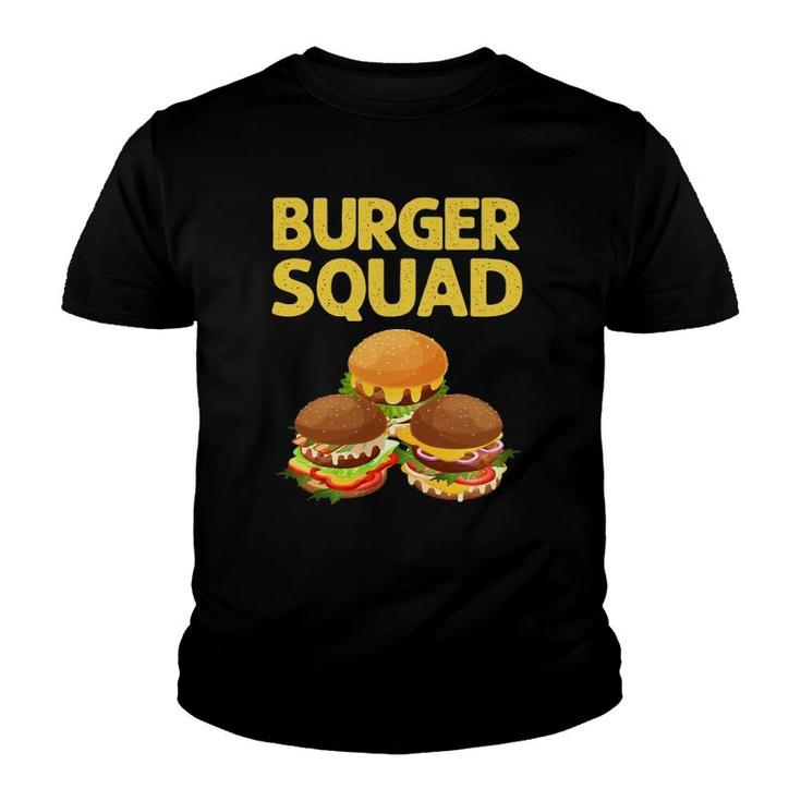 Cool Hamburger Art Men Women Cheeseburger Fast Food Burger Youth T-shirt
