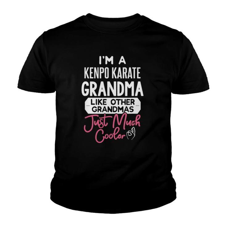 Cool Mothers Day Design Kenpo Karate Grandma Youth T-shirt