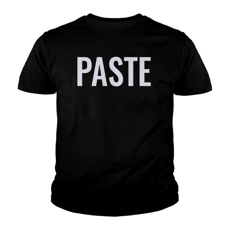Copy Paste Father Son S Paste Youth T-shirt