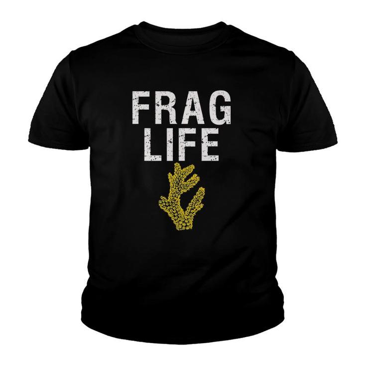 Coral Reef Aquarium Fish Tank Funny Frag Life Aquarist Joke Youth T-shirt
