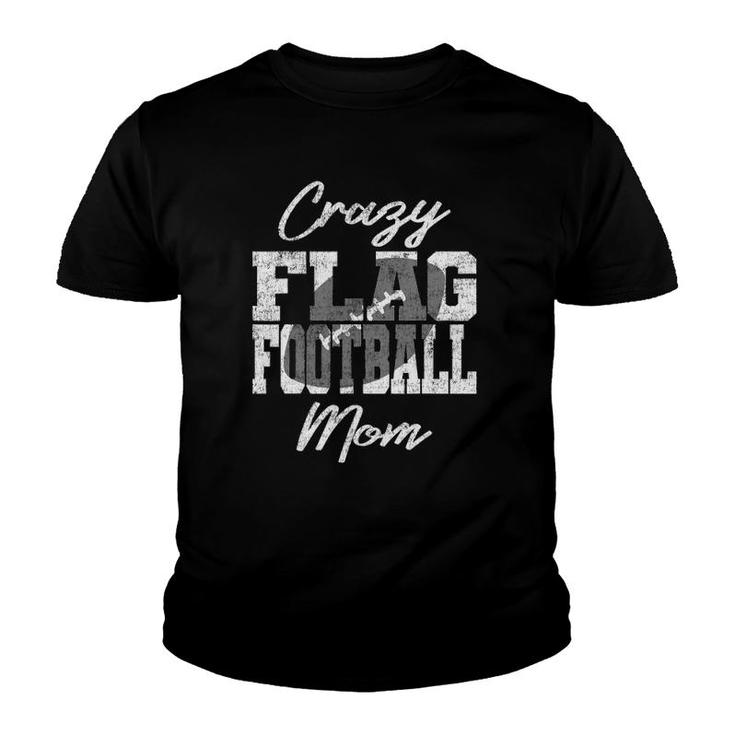 Crazy Flag Football Mom Youth T-shirt