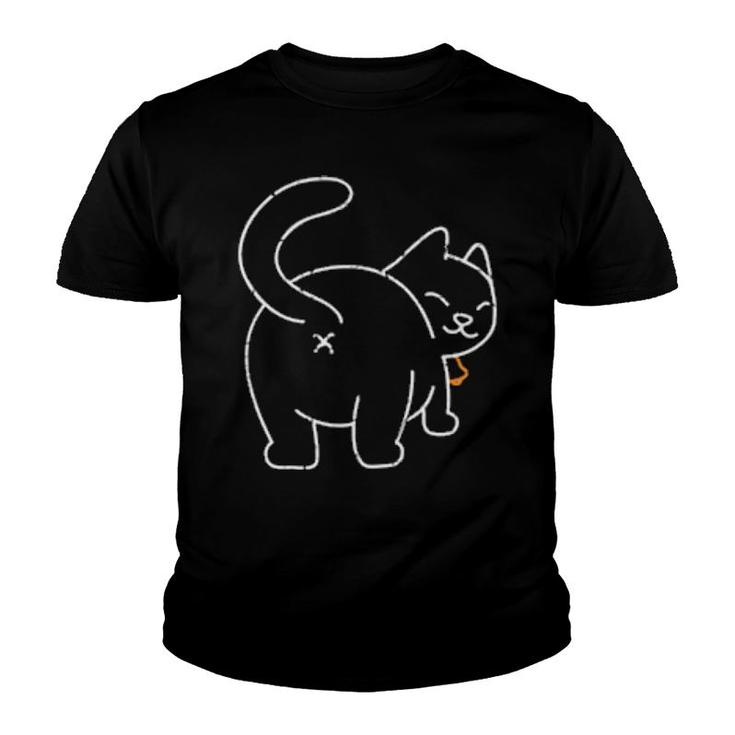 Cute Cat Fluffy Feline Pet Owners Animal  Youth T-shirt