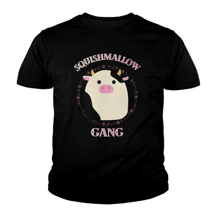 Cute Conner Cow Squishmallow Gang Youth T-shirt