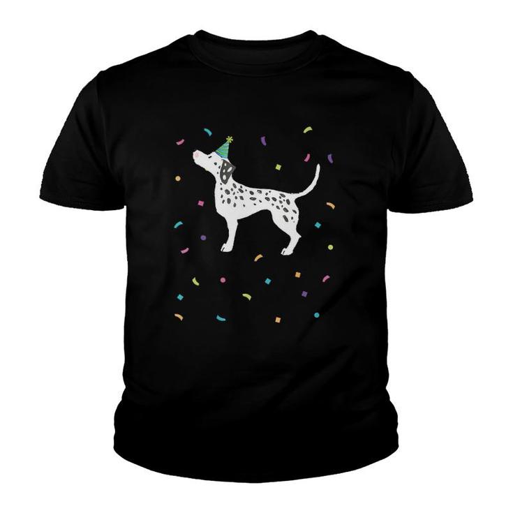 Cute Dalmatian Dog Dad Gifts Youth T-shirt