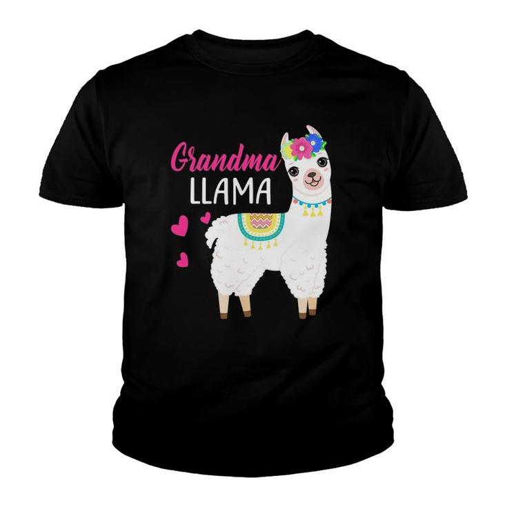 Cute Grandma Llama  For Women Youth T-shirt