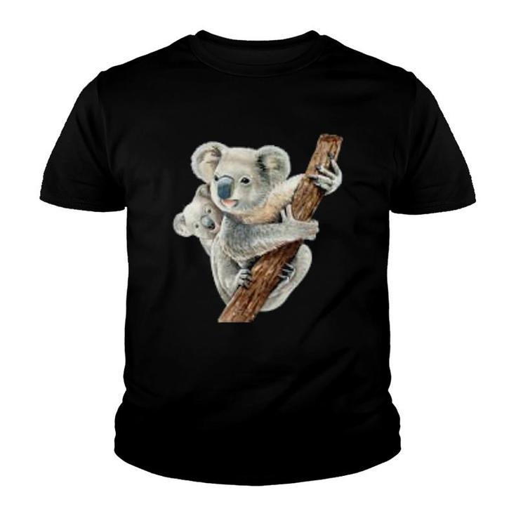 Cute Koala Bear And Baby Youth T-shirt