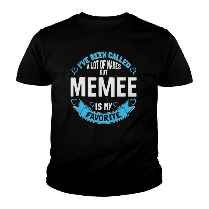 Cute Memee For Grandmother - Gift For Memee Youth T-shirt