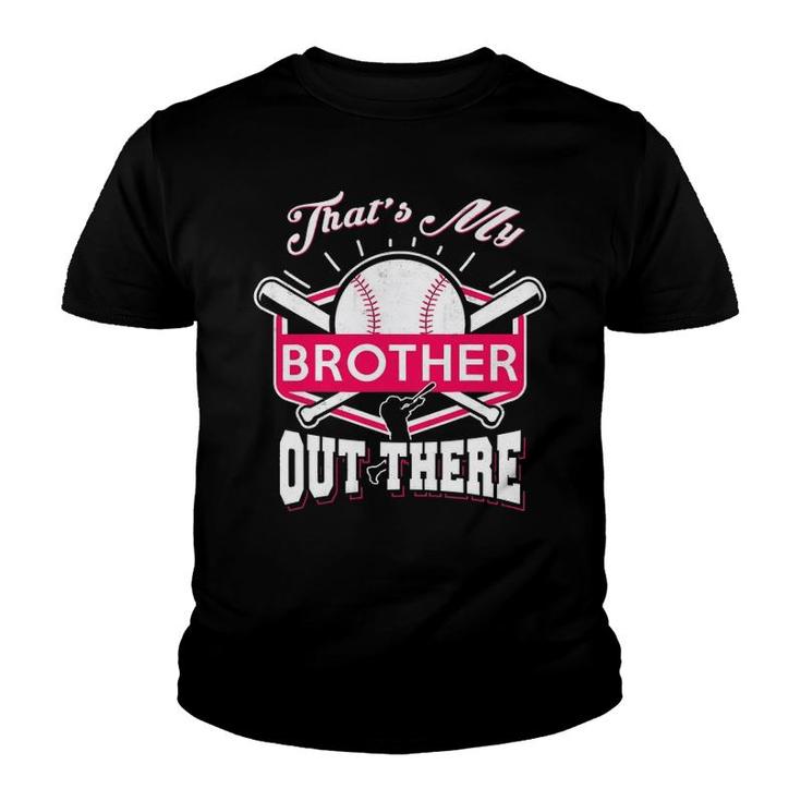Cute Proud Baseball Sister Gift For Sisters Youth T-shirt