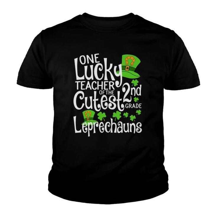 Cute Second Grade St Patrick's Day Teacher  Leprechaun Youth T-shirt