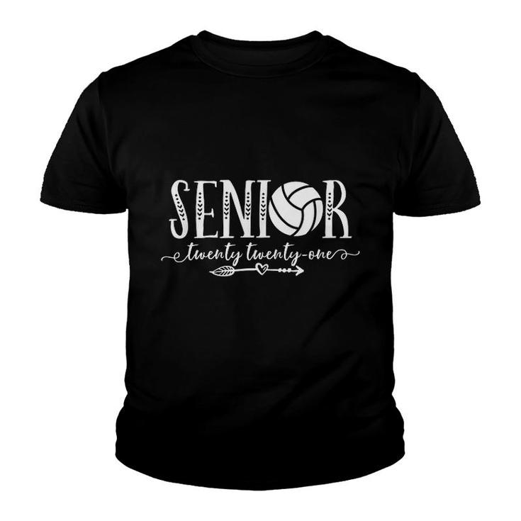 Cute Senior 2021 Volleyball Team Youth T-shirt