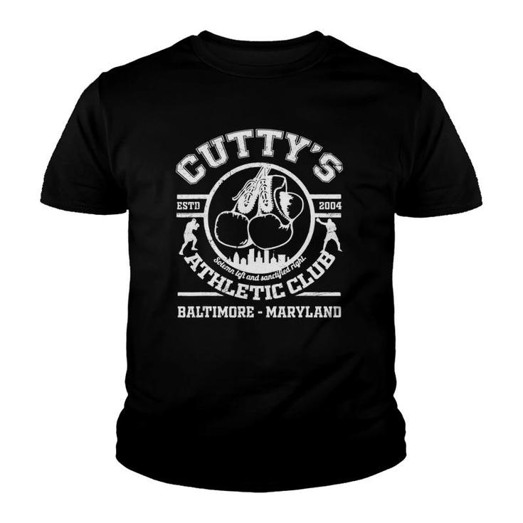 Cutty's Athletic Club Gym Boxing Youth T-shirt
