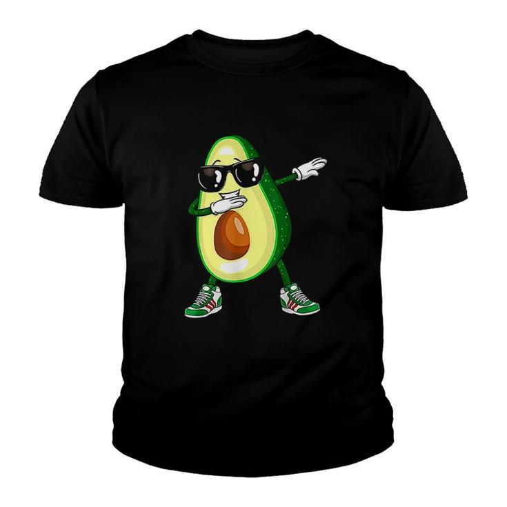 Dabbing Avocado Funny Youth T-shirt