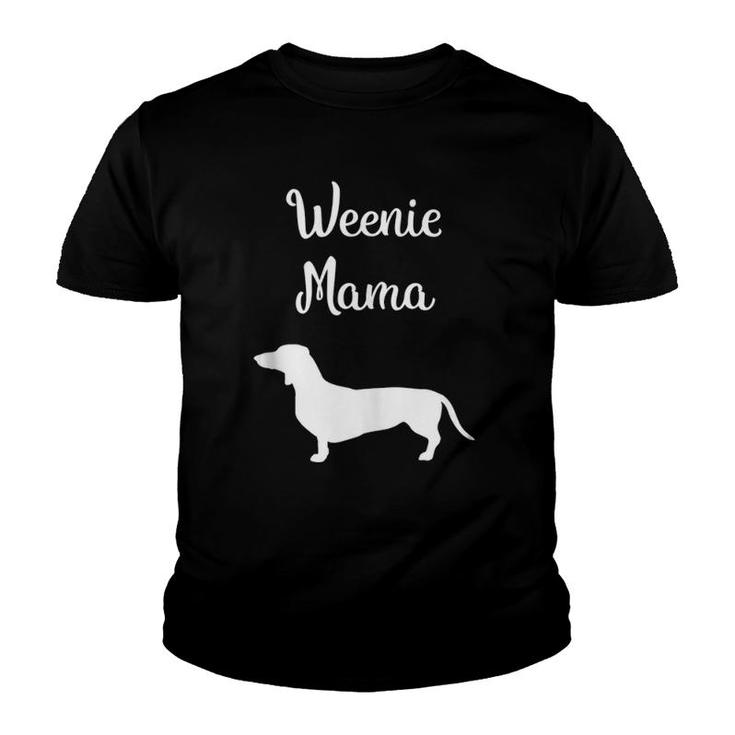 Dachshund Mama Womens Weenie Dog Lover Gift Youth T-shirt