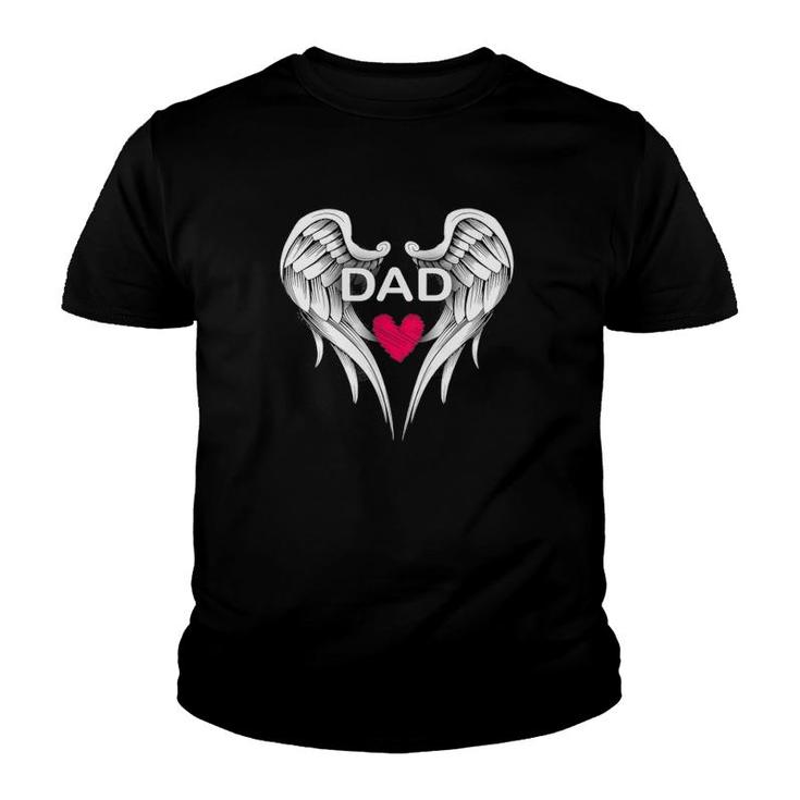 【BADINBAD】22SS★ DAVID ANGEL TEE Dad Angel Wings With Heart Dad Angel Big and Tall Men T