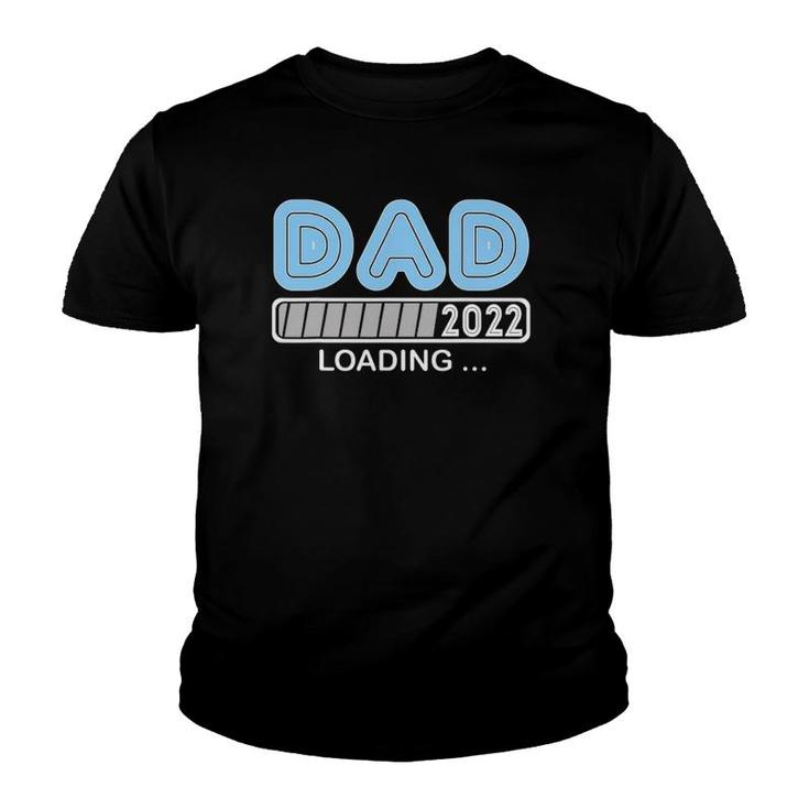 Dad Est 2022 Loading Future New Daddy Baby Father's Day Youth T-shirt