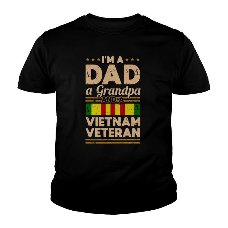 Dad Grandpa Vietnam Veteran Vintage  Men's Gift  Youth T-shirt