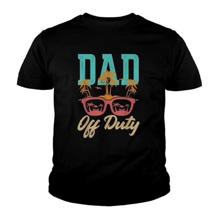 Dad Off Duty Out For Some Sunglasses And Beach Youth T-shirt