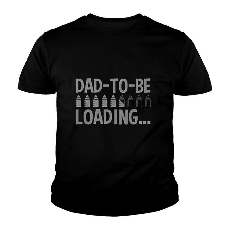 Dad To Be Loading Bottles Youth T-shirt