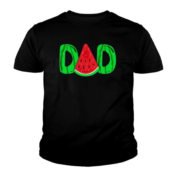 Dad Watermelon Father's Day Gift Youth T-shirt