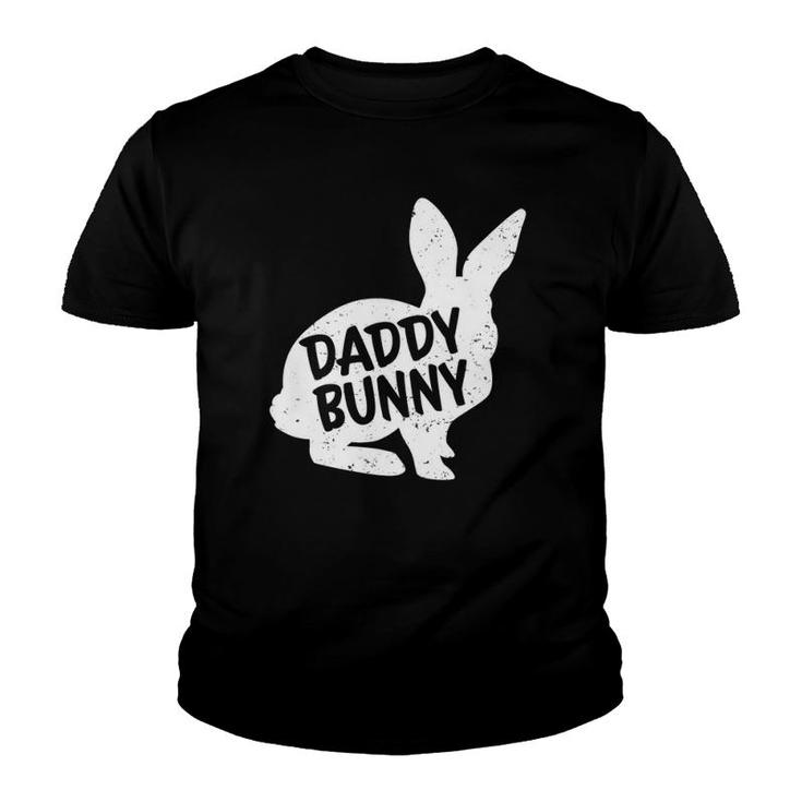 Daddy Dad Bunny Matching Group Funny Family Easter Youth T-shirt