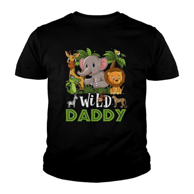 Daddy Of The Wild Zoo Safari Jungle Animal Funny Youth T-shirt
