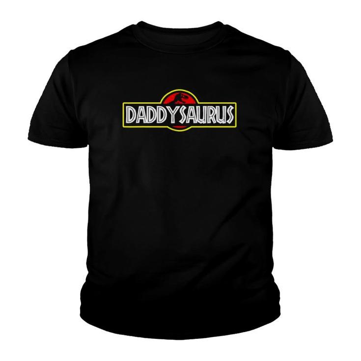 Daddysaurus Daddysaurus Rexfathers Day Youth T-shirt