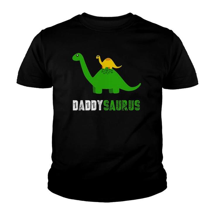Daddysaurus  Funny Father Dinosaur Gift For Dad Youth T-shirt