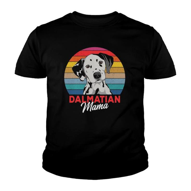 Dalmatian Mama Dog Mom Womens Youth T-shirt